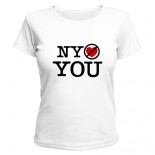 Женская футболка NY don't love you