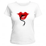 Женская футболка Змеиный язык