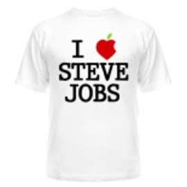 Футболка I love Steve Jobs