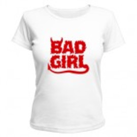 Женская футболка Bad girl (5)