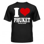 Футболка I love Phuket