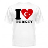 Футболка I love turkey