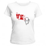 футболка Парная Love девочка