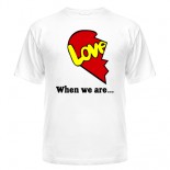 футболка Love is (мужская)