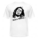 футболка Bob marley-don't worry
