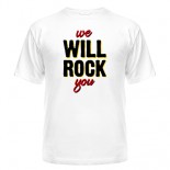 футболка We will rock you!