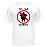 Футболка No fat chicks